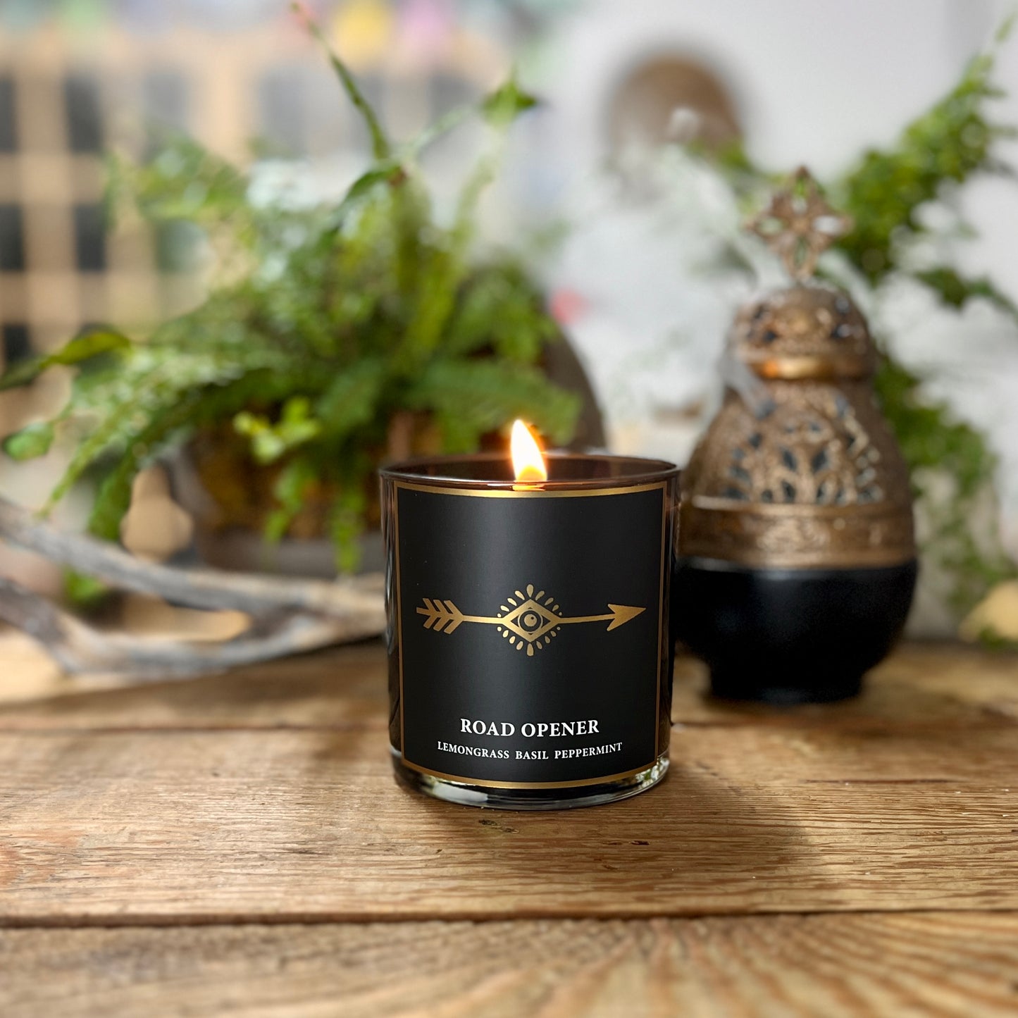 Road Opener Candle for New Beginnings and Clarity (Soy)