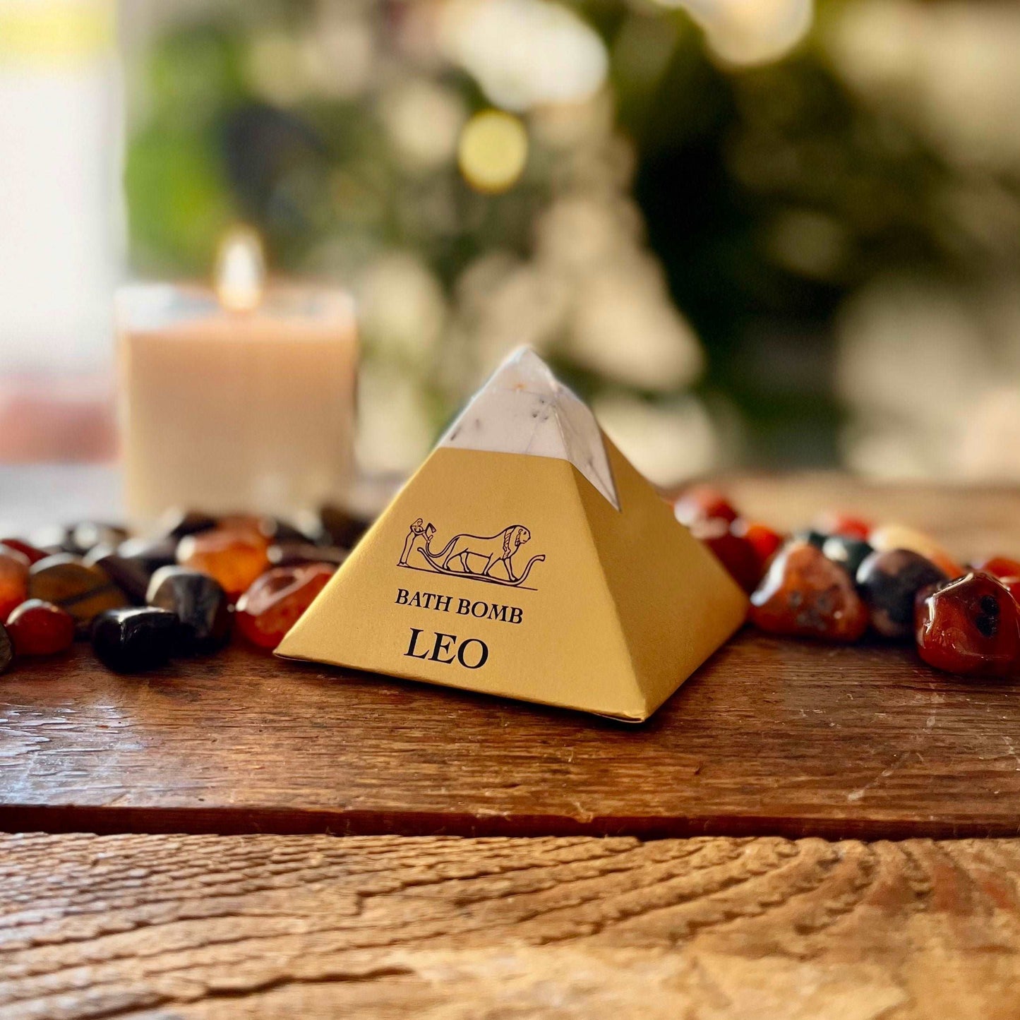 Channel the vibrant energy of Leo with our Leo Bath Bomb. Crafted with organic essential oils of Cedar, Frankincense, and Orange, this bath bomb is a celebration of warmth and vitality. Immerse yourself in the invigorating scents and luxurious ingredients, creating a bath experience that radiates positive energy and self-confidence. Embrace the bold and courageous spirit of Leo as you soak in the rejuvenating properties of this uniquely formulated bath bomb.