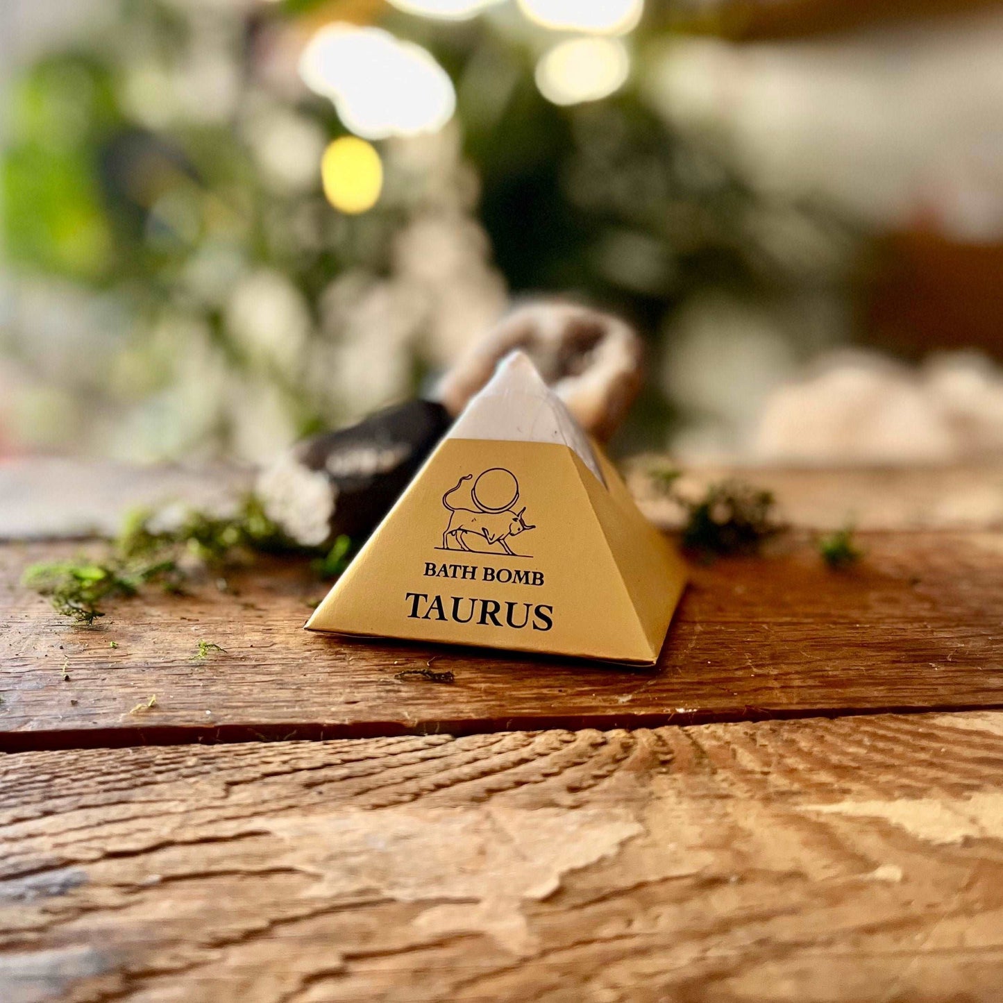 Indulge in the earthly pleasures of our Taurus Bath Bomb, artfully crafted with the organic essence of Rosemary, Tea Tree, and Mint essential oils. Immerse yourself in the grounding aroma that envelops you, promoting relaxation and tranquility. Let the nurturing properties of this bath bomb guide you to a state of harmony, as you revel in the decadence of luxurious, natural ingredients. Embrace the essence of Taurus, and treat yourself to a sensory journey that soothes both body and soul.