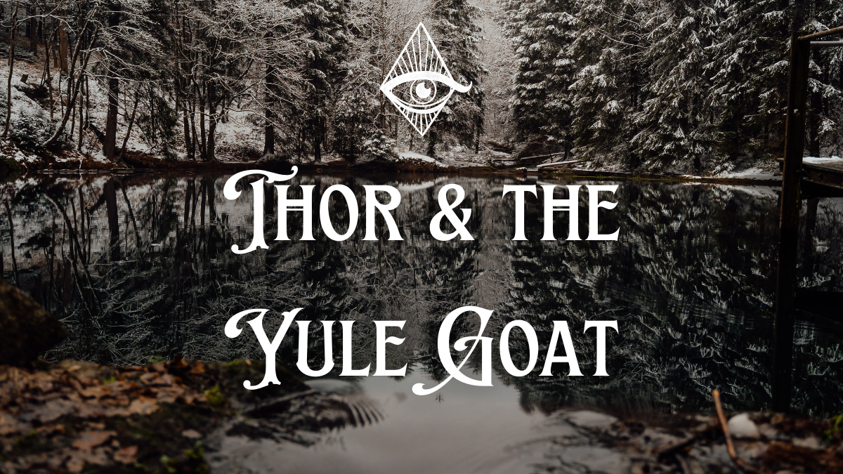 Thor's Goats Rune Discover the History Behind Thor and the Yule Goat – Magic Fairy Candles