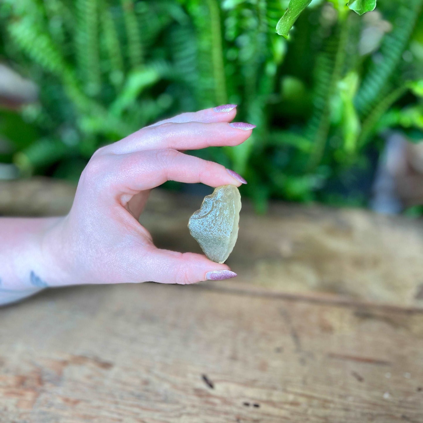 Libyan Desert Glass Crystal - Hold a piece of ancient history with Libyan Desert Glass. Formed from a meteorite impact, this unique crystal is believed to hold cosmic energies and is associated with transformation and protection.